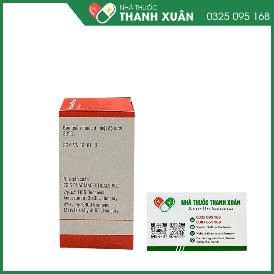 Piracetam - Egis 400mg điều trị các triệu chứng của hội chứng tâm thần thực thể